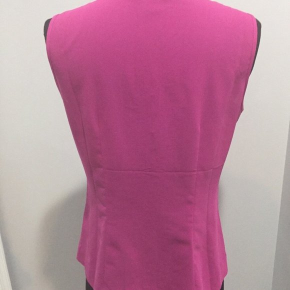 BR PINK  blouse Ruffled Light Button Up Small - Picture 4 of 8